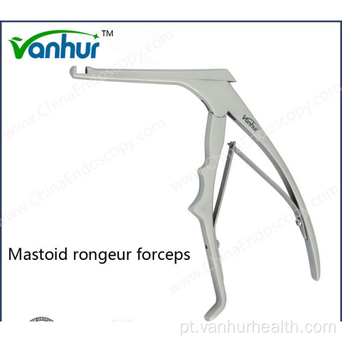 Instrumentos de otoscopia Pinça Mastoide Rongeur em forma de baioneta